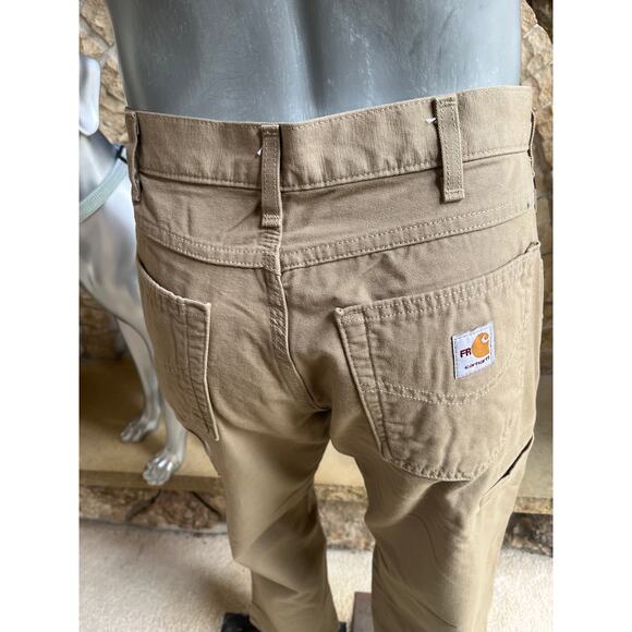 NEW Carhartt Flame Resistant Midweight Canvas Jean Pants Men’s Size 32 x 30 - Picture 2 of 9